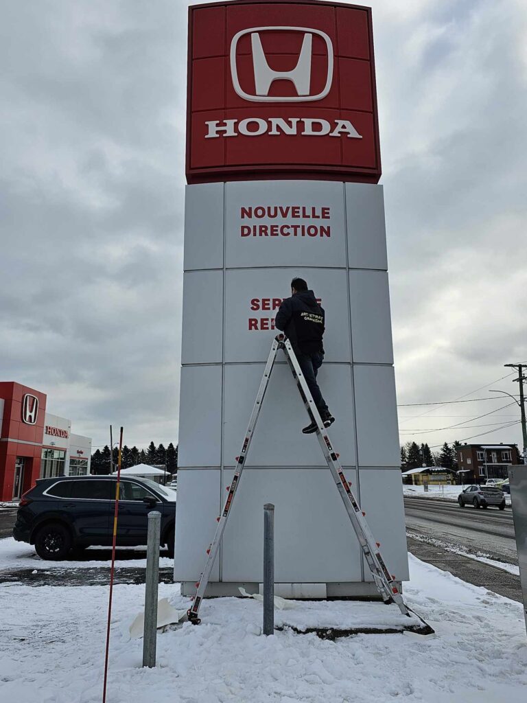 enseigne honda québec