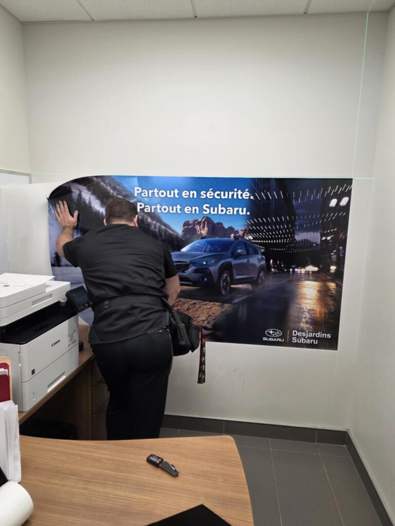 lettrage bureau subaru